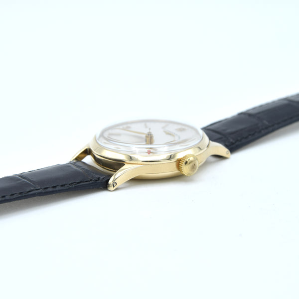 1959/60 Longines Solid 9ct Gold Dress Watch restored Mixed line and Arabic Numerals Model 13322 Cal 1268zs