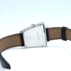 Corum Trapeze Gents ref. 106.404.20 stainless steel quartz watch, black dial, original strap & buckle