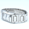 1990s Alfred Dunhill 'Facet' swiss quartz Date Wristwatch with White Roman Dial on Bracelet + Box