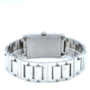 1990s Alfred Dunhill 'Facet' swiss quartz Date Wristwatch with White Roman Dial on Bracelet + Box