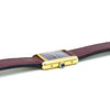1983/84 Cartier Ladies Tank Mechanical with Unique Burgundy Red / Brown Patina Dial in 925 Sterling Silver Gilt