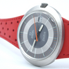 1969 Omega Geneve Dynamic Automatic with Rarer Grey bulls eye Dial 166.039 in Stainless Steel