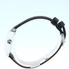 Corum Trapeze ladies ref. 105.404.20 stainless steel quartz watch, black dial with original buckle