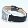 Corum Trapeze ladies ref. 105.404.20 stainless steel quartz watch, black dial with original buckle