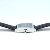 Corum Trapeze ladies ref. 105.404.20 stainless steel quartz watch, black dial with original buckle