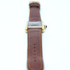 1970s Cartier Tank ladies 925 Sterling Silver Gilt Mechanical Manual Wind with rare black Roman Dial