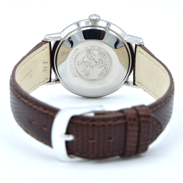 1963 Omega Seamaster Deville steel Automatic all original silvered Dial date Model 166.020 sharp condition