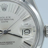 1973 Rolex Oyster Perpetual Date Model 1500 with Rare satin Silver "Radial Dial" in Stainless Steel on Oyster Bracelet