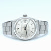1973 Rolex Oyster Perpetual Date Model 1500 with Rare satin Silver "Radial Dial" in Stainless Steel on Oyster Bracelet