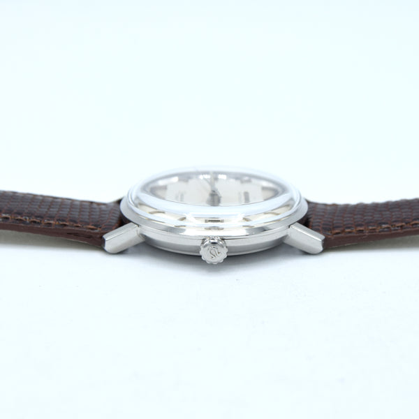 1963 Omega Seamaster Deville steel Automatic all original silvered Dial date Model 166.020 sharp condition