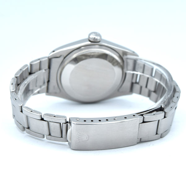 1973 Rolex Oyster Perpetual Date Model 1500 with Rare satin Silver 