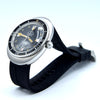 1970s Mondaine 'Egg' Oval Diver style large Automatic wristwatch Bakelite Bezel 38mm