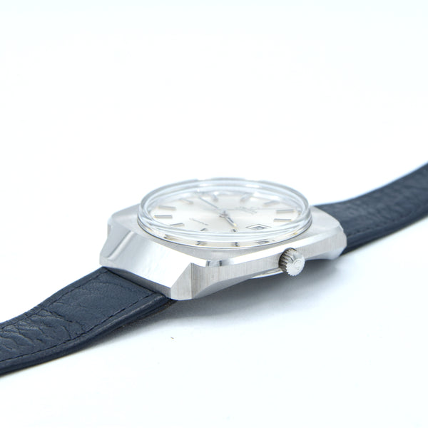 1974-1978 Omega Genève 166.0164 Mint Automatic Large Hooded Model + Box Papers & Strap