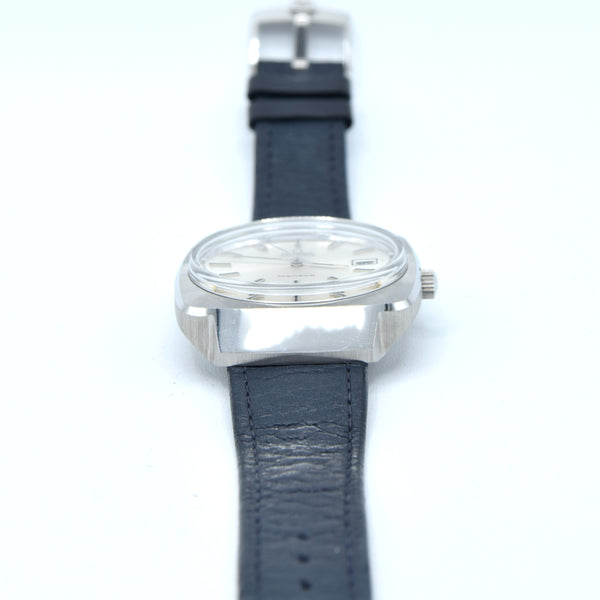1974-1978 Omega Genève 166.0164 Mint Automatic Large Hooded Model + Box Papers & Strap