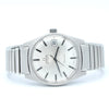 1969 Omega Rare Geneve Automatic Model 166.041 Silver sunburst dial on cool original Fixo - Flex bracelet Cal 565