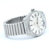1969 Omega Rare Geneve Automatic Model 166.041 Silver sunburst dial on cool original Fixo - Flex bracelet Cal 565