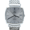 1973 Omega Genève “TV case” ref. 162.0052 steel automatic on Bracelet – silver sunburst dial – original plexi & crown