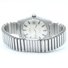 1969 Omega Rare Geneve Automatic Model 166.041 Silver sunburst dial on cool original Fixo - Flex bracelet Cal 565