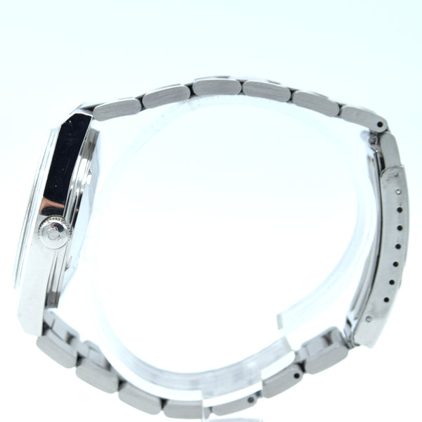 1972 Omega Sharp Genève Automatic Date ref. 166.099 – stainless steel integrated bracelet – cal. 1481 push-date