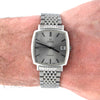 (RESERVED)1973 Omega Genève “TV case” ref. 162.0052 steel automatic on Bracelet – silver sunburst dial – original plexi & crown