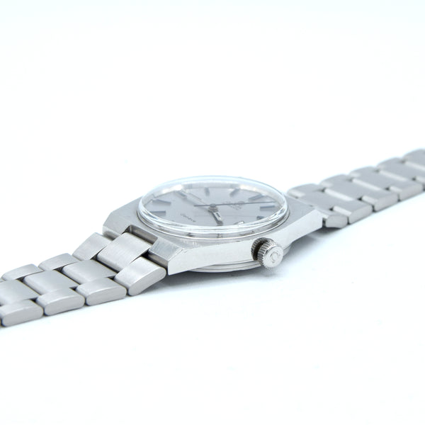 1972 Omega Sharp Genève Automatic Date ref. 166.099 – stainless steel integrated bracelet – cal. 1481 push-date