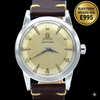 1950 Omega Seamaster Original Condition Automatic Bumper with Arabic Numerals and Arrow Markers in Stainless Steel Model 2577