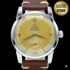 1954 Omega Seamaster Automatic Wristwatch Model 2846 / 2848 with Original Pumpkin patina Dial