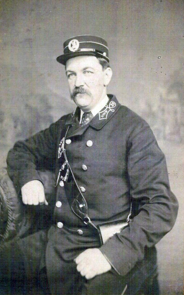 1895-1900 J.W. Benson of London Substantial Railway Guards Nickel Case Pocket Watch - Early All-English Lever