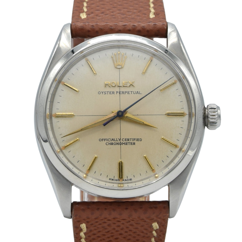 1959 Rolex Oyster Perpetual Chronometer Model 6564 - Beautifully Restored Crosshair Dial