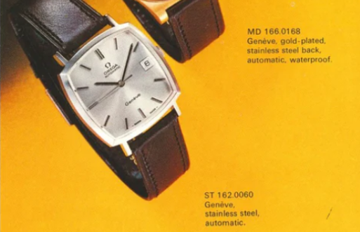 1973 Omega Genève “TV case” ref. 162.0052 – steel automatic – cal. 1012 – silver sunburst dial – original plexi & crown