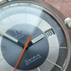 1971 Omega Geneve Dynamic Automatic with Rarer Grey bulls eye Dial 166.039 in Stainless Steel + Papers