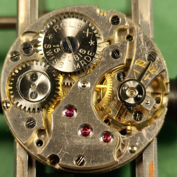 1935 Rolex - Rarely found  special Ref 3040 in staybrite Steel on Period Bonklip Bracelet caliber 700