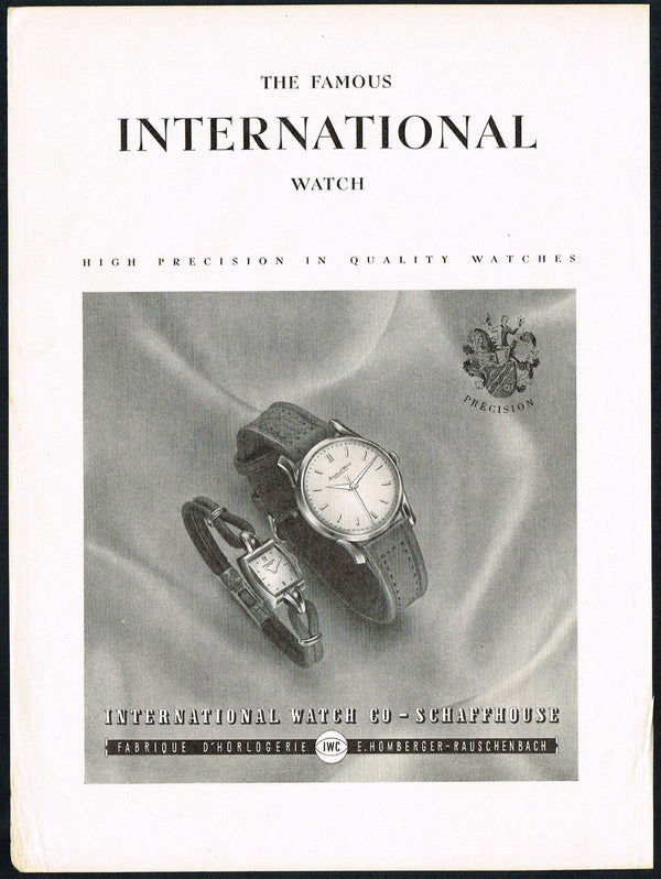 1962 International watch co Ref. R 647A - Iwc Cal.8531  in near Mint condition automatic large wristwatch