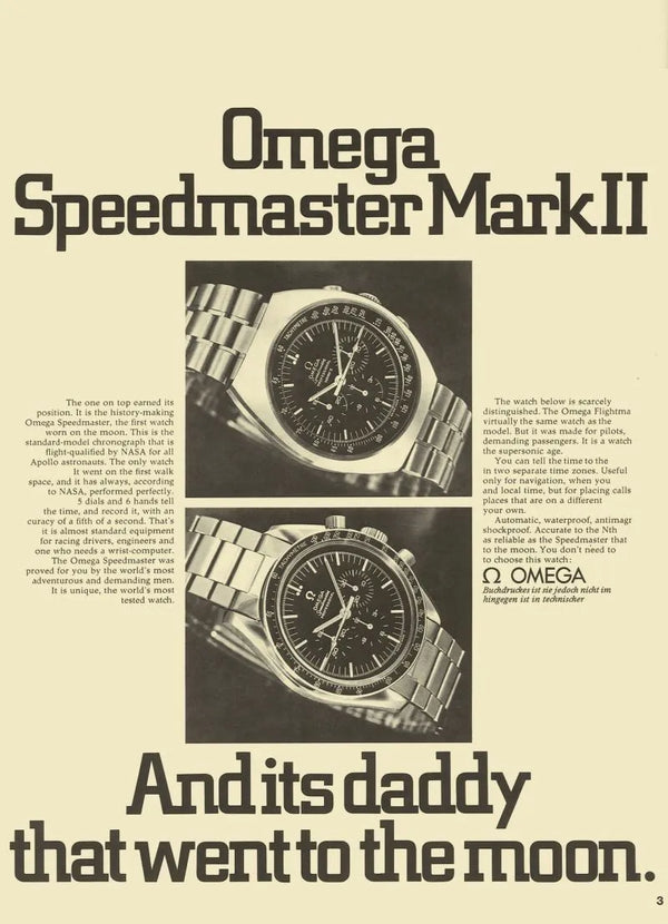 1972 Omega Speedmaster Professional Mark II 145.0014 fully refurbished with fantastic original dial - Box & Card