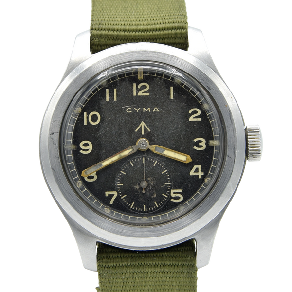 1940s Cyma Original British Military Issue Wristwatch WWW Army Watch WW2 One of the  Dirty Dozen