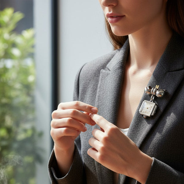 1940s New Old Stock Ladies Mechanical Pendant Watch – Swiss Movement – Retailed by McDowells in Dublin – Unused Time Capsule
