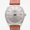 1969 sharp Omega Geneve Automatic Date Model 166.041 Rare sports dial Variant in Stainless Steel with Cal 565