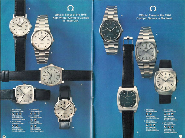 1974-1978 Omega Genève 166.0164 Mint Automatic Large Hooded Model + Box Papers & Strap