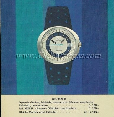 1969 Omega Geneve with Gorgeous matte blue Dial Model 135.033 in steel with strap and buckle