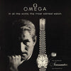 1958 Omega Seamaster sharp Automatic Date Wristwatch Model 2849 with Original Off-White Dial on  BOR Bracelet