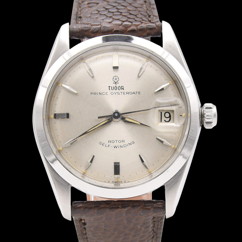 1965 Tudor Prince Oysterdate Model 7966 - Stunning Original Silver Dial with Alpha Hands