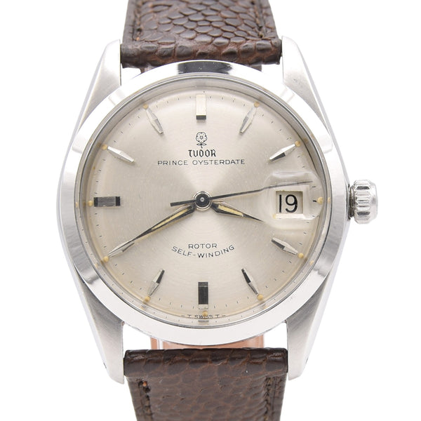 1965 Tudor Prince Oysterdate Model 7966 - Stunning Original Silver Dial with Alpha Hands