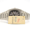 1970s NOS Zenith stainless steel Automatic Pilot Integrated Bracelet graphite dial