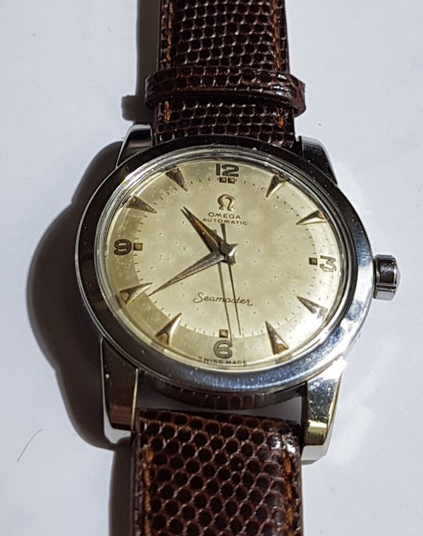 Omega Seamaster Automatic Bumper with Tropicalised Dial Model 2577 in Stainless Steel 1953