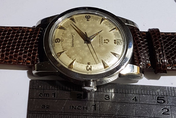 Omega Seamaster Automatic Bumper with Tropicalised Dial Model 2577 in Stainless Steel 1953