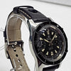 Sandoz Chronograph with Black Dial in Stainless Steel Circa 1960s