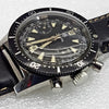 Sandoz Chronograph with Black Dial in Stainless Steel Circa 1960s