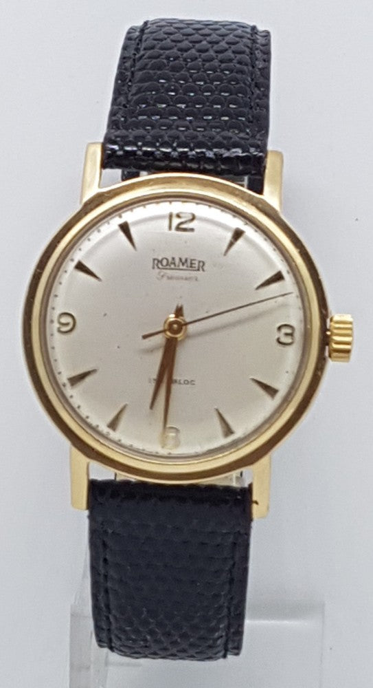1962 Roamer Premier 9ct Gold Dress Watch