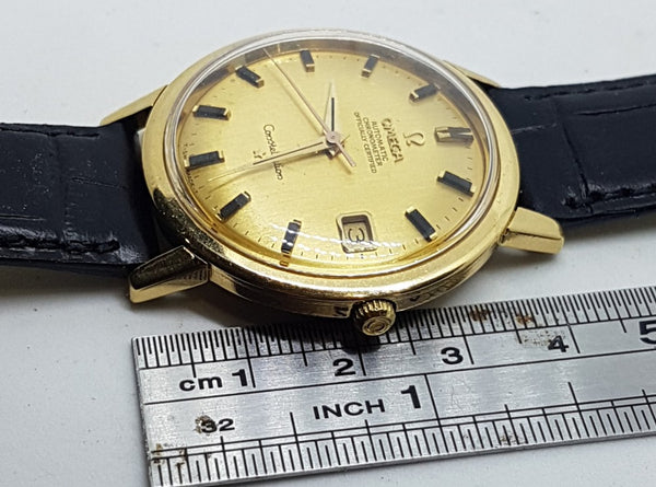 1968 Omega Constellation Automatic with Date in 18ct Gold Model 168.004 with 18ct Gold Dial