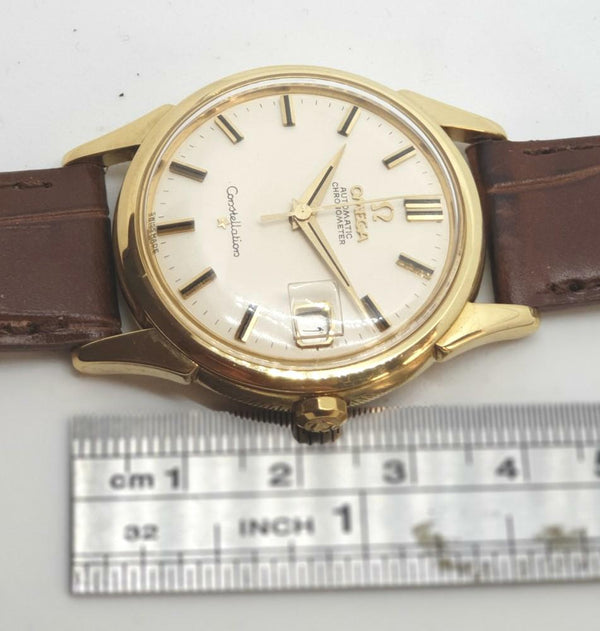 Omega Constellation Automatic Chronometer with Date 172050 in 18ct Gold Model 1961